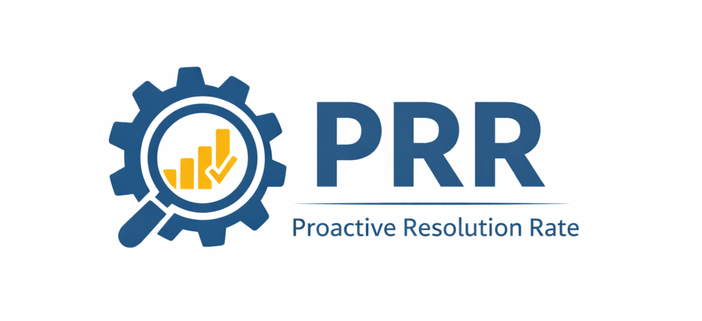 Proactive Resolution Rate (PRR) KPI showing proactive issue resolution in manufacturing and automotive after-sales service